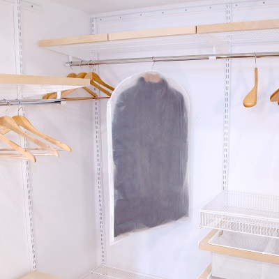 Чехол для хранения одежды с прозрачной вставкой, 65х100см