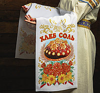 Рушник "Хлеб-соль. В цветах", 150х36 см