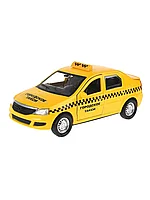 Модель машины 1:38 RENAULT LOGAN Такси (12см) LOGAN-T ТЕХНОПАРК