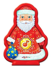 Музыкальная игрушка новогодняя Дед Мороз 4680019281568 Азбукварик