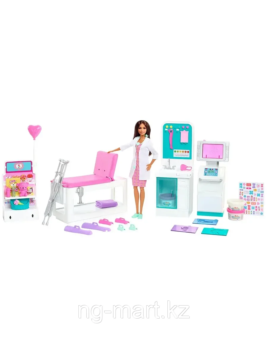 Игровой набор Barbie GTN61 Клиника - фото 1 - id-p96757252