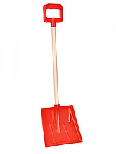 Лопата детская красная с деревянной ручкой 70 см красный