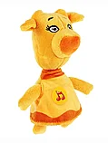 Мягкая игрушка Оранжевая корова Зо музыкальная 18 см V92729-18 Мульти Пульти, фото 2