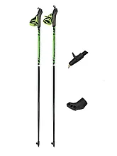 Палки 110 см для скандинавской ходьбы STC EXTREME зеленый, черный