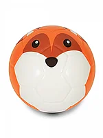 Мяч детский 15 см Оранжевый с белым