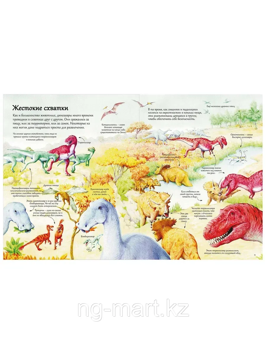 Книга с секретами Открой тайны Динозавров 16 стр 9785436601144 Робинс - фото 3 - id-p96763266