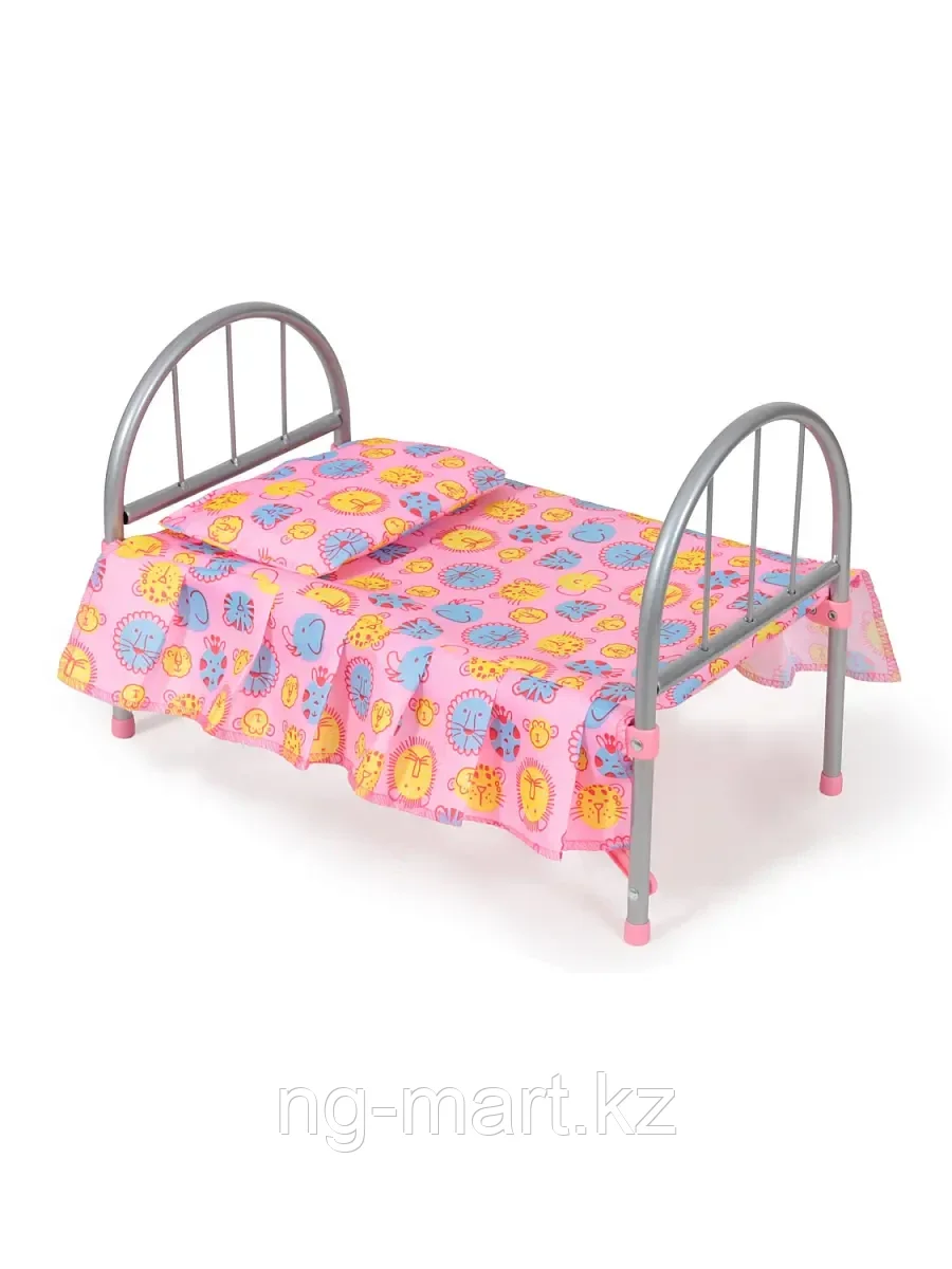 Кровать для куклы 9342 металлическая
