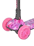 Самокат детский 3-х колесный складной RUSH ACTION розовый, фото 2
