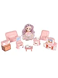 Мебель для куклы YM5101-1 Гостиная с куклой, фото 2
