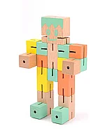 Логическая игрушка "Кубик-трансформер" MT1320 дерево