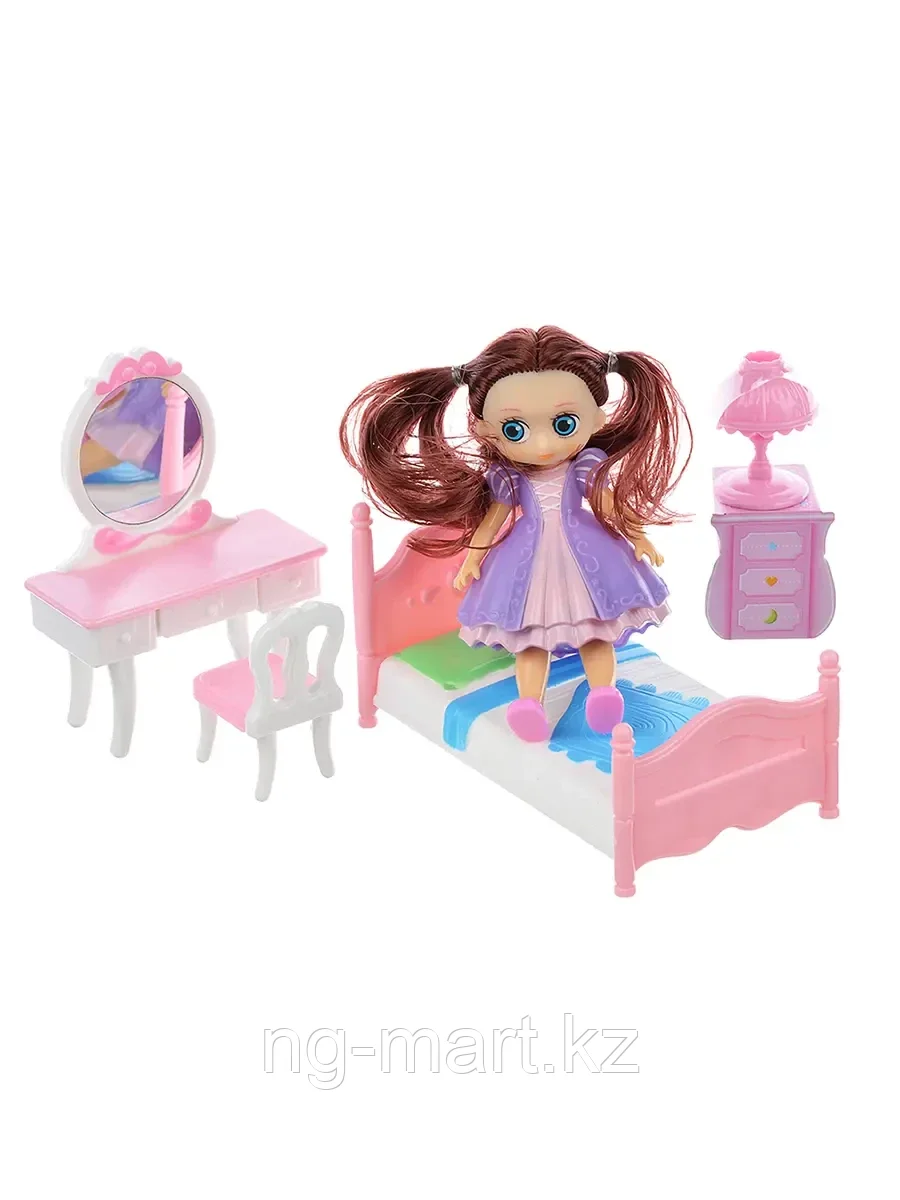 Мебель для куклы Спальня VC003A с куклой - фото 2 - id-p96757566