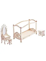 Мебель для куклы Спальня Мечта М-008 Большой Слон