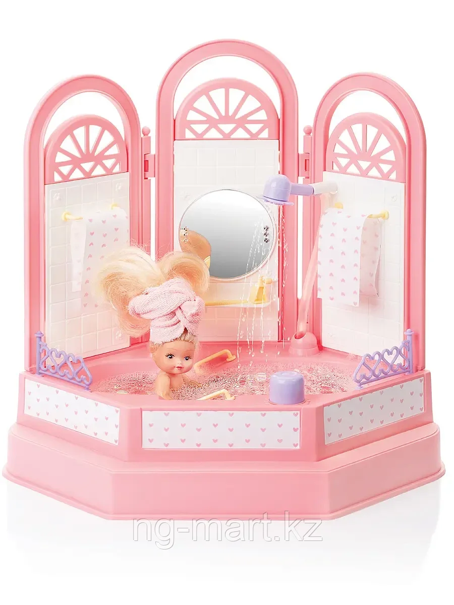 Мебель для куклы Ванная комната "Маленькая принцесса" С-1335 Огонек - фото 3 - id-p96757584