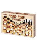 Набор игр Шашки классические, Шашки стоклеточные, Шахматы 03873 Десятое королевство, фото 2