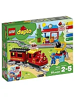Конструктор Поезд на паровой тяге 59 дет. 10874 LEGO Duplo