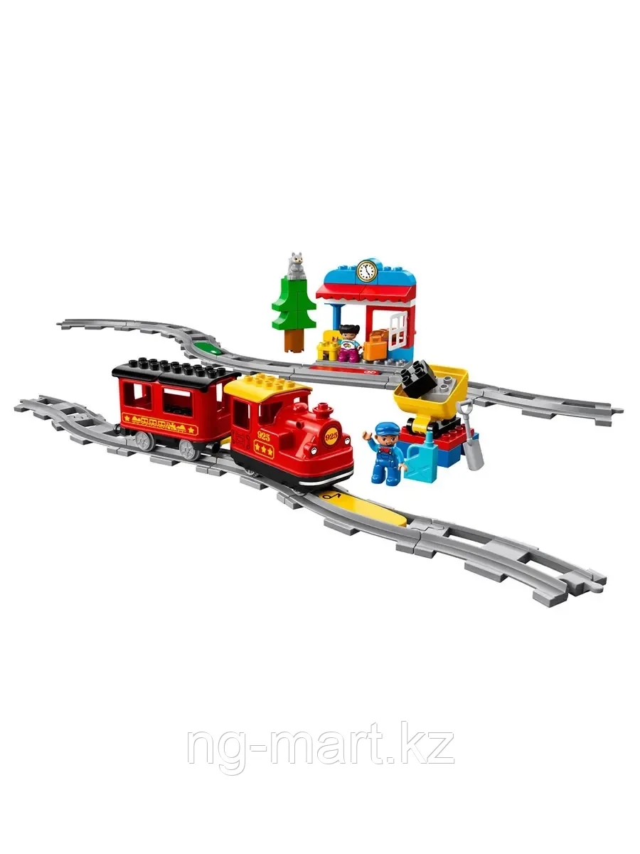 Конструктор Поезд на паровой тяге 59 дет. 10874 LEGO Duplo - фото 4 - id-p96761588