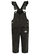 Комбинезон джинсовый утеплённый для девочки LIGAS 6537 черный
