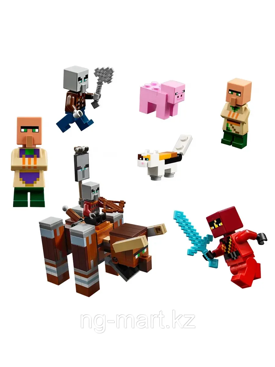 Конструктор Патруль разбойников 562 дет. 21160 LEGO Minecraft - фото 8 - id-p96761596