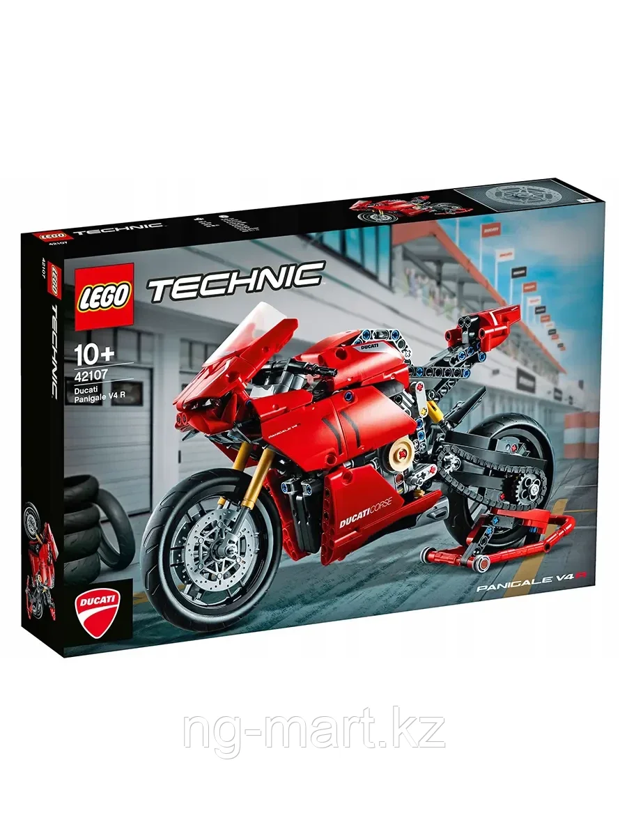 Конструктор Ducati Panigale V4 R 646 дет. 42107 LEGO Technic - фото 1 - id-p96761604