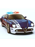 Гоночный трек 6м Alfa Romeo + Police 1:43 от сети, фото 5