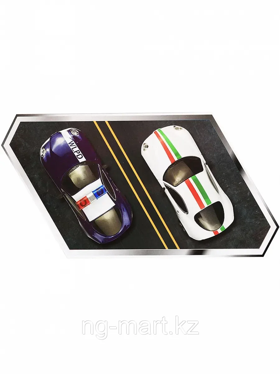 Гоночный трек 6м Alfa Romeo + Police 1:43 от сети - фото 7 - id-p96758650