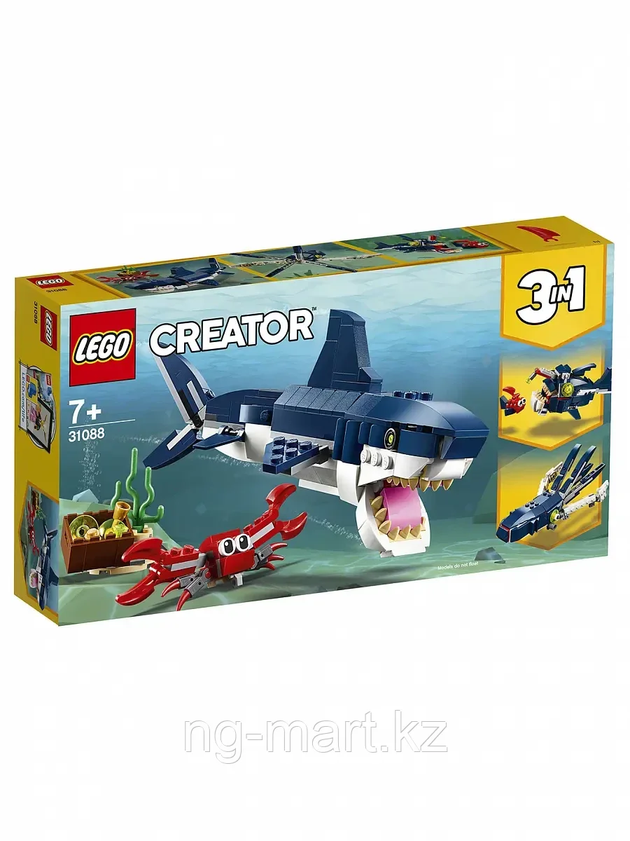 Конструктор Обитатели морских глубин 230 дет. 31088 LEGO Creator - фото 1 - id-p96761662