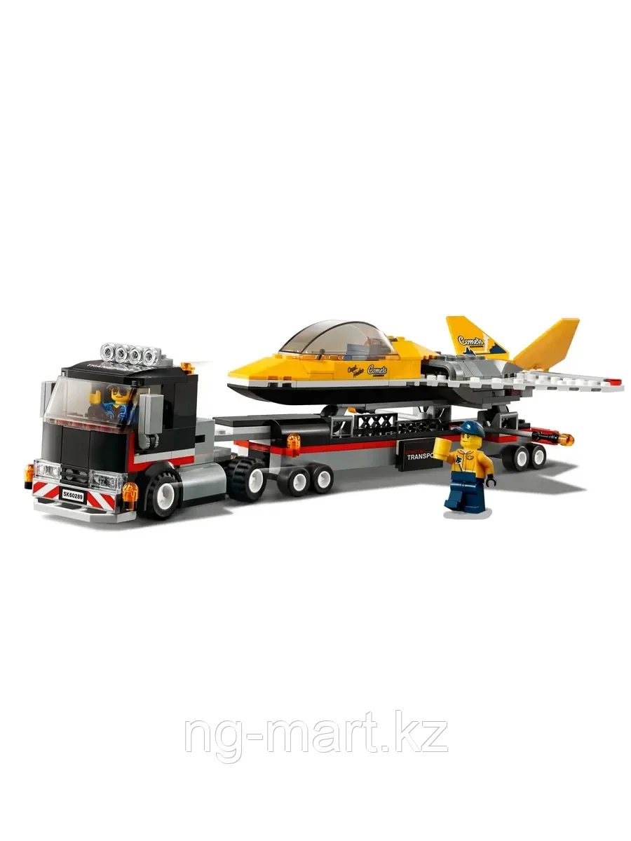 Конструктор Транспортировка самолета на авиашоу 281 дет. 60289 LEGO City Great Vehicles - фото 4 - id-p96761665