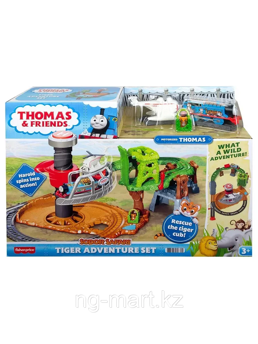 Игровой набор Thomas & Friends (Томас и его друзья) Приключения тигренка GXH06 - фото 1 - id-p96758699