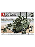 Конструктор блочный Танк MERKAVA 344 дет. M38-B0305 Sluban