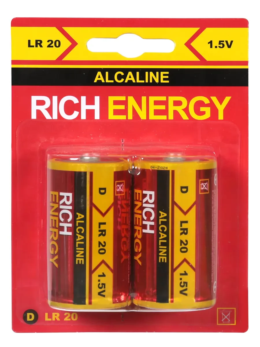 Батарейка D Alkaline LR20 (2шт)