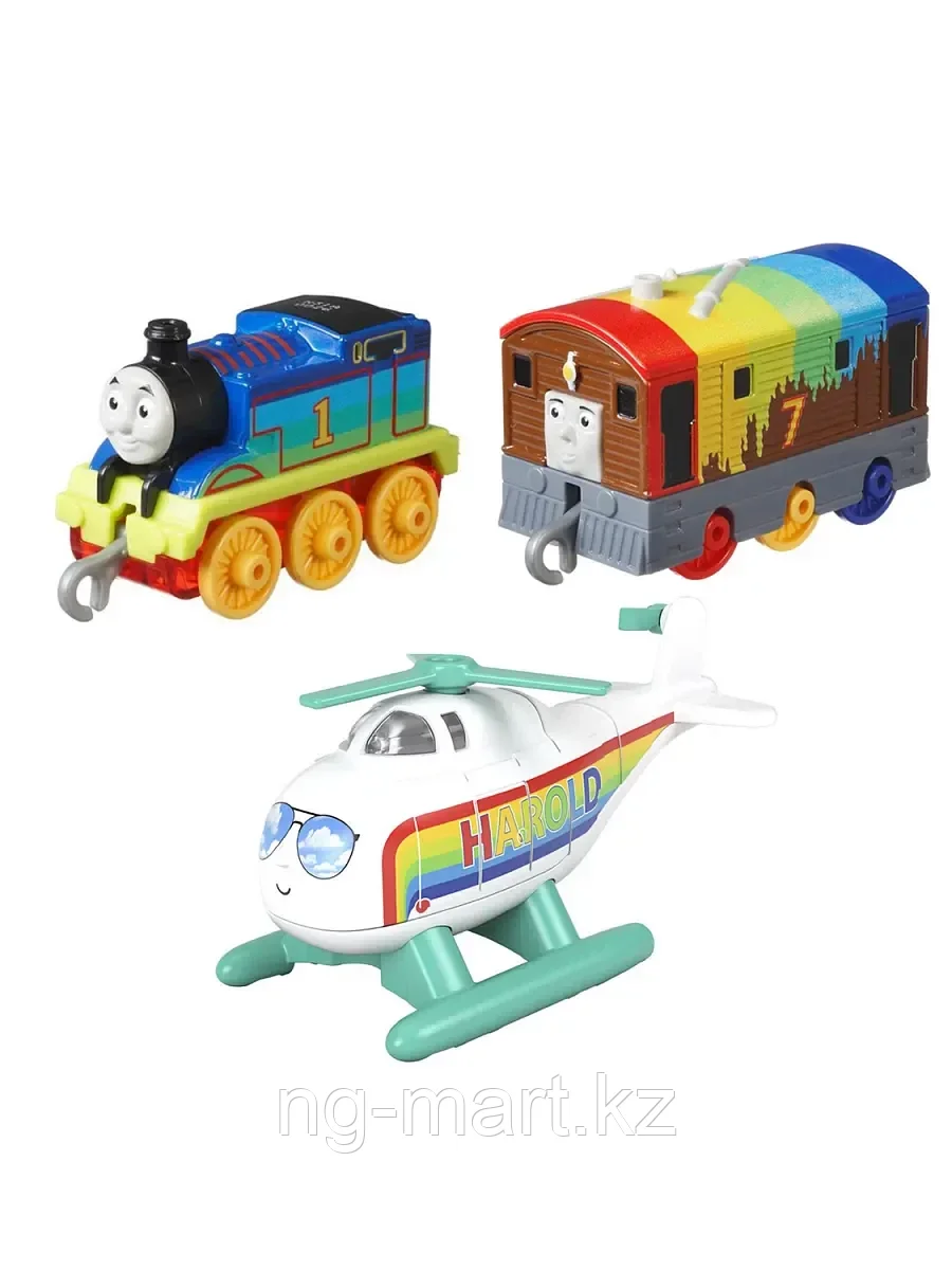 Игровой набор Thomas & Friends (Томас и его друзья) Радужные паровозики HDK12 - фото 1 - id-p96758738