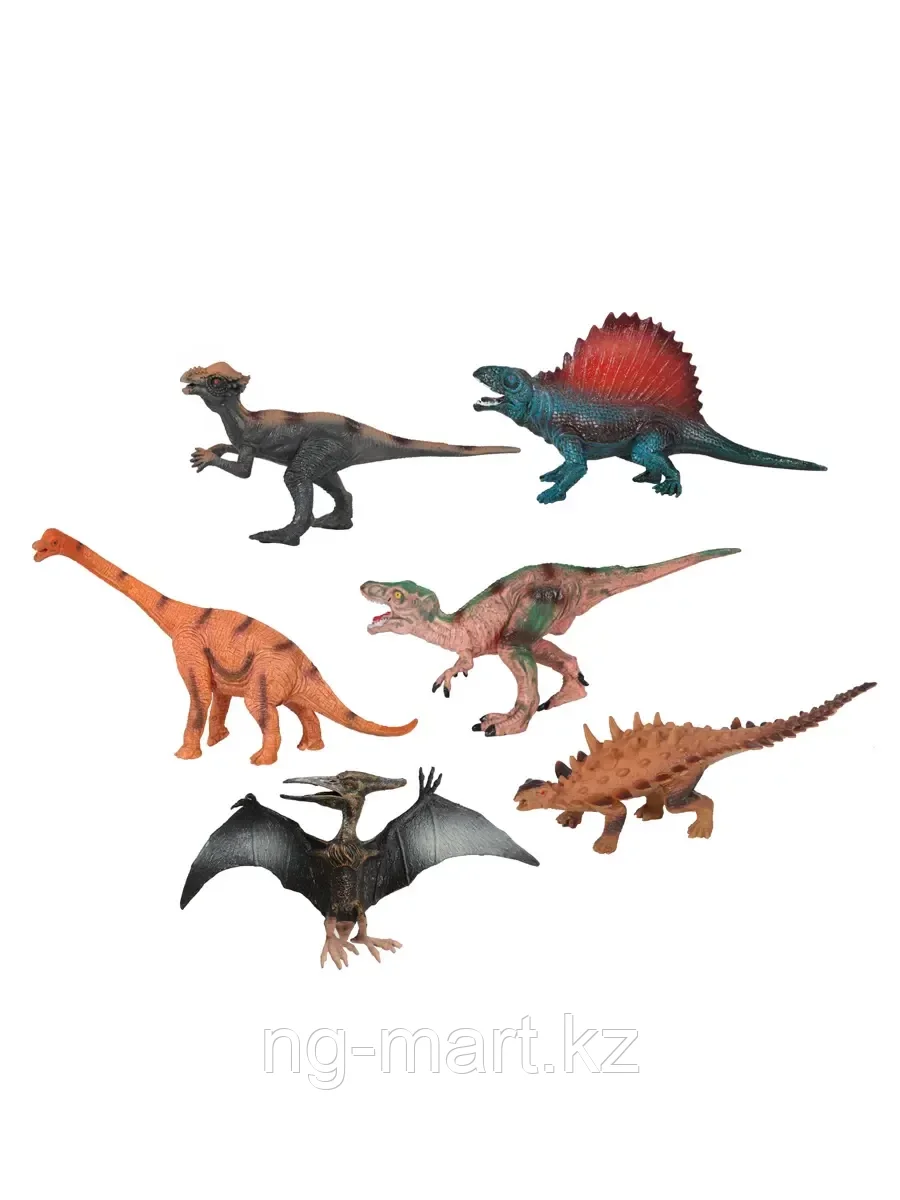 Набор динозавров 1002-3 "Я играю в зоопарк" 6 шт.