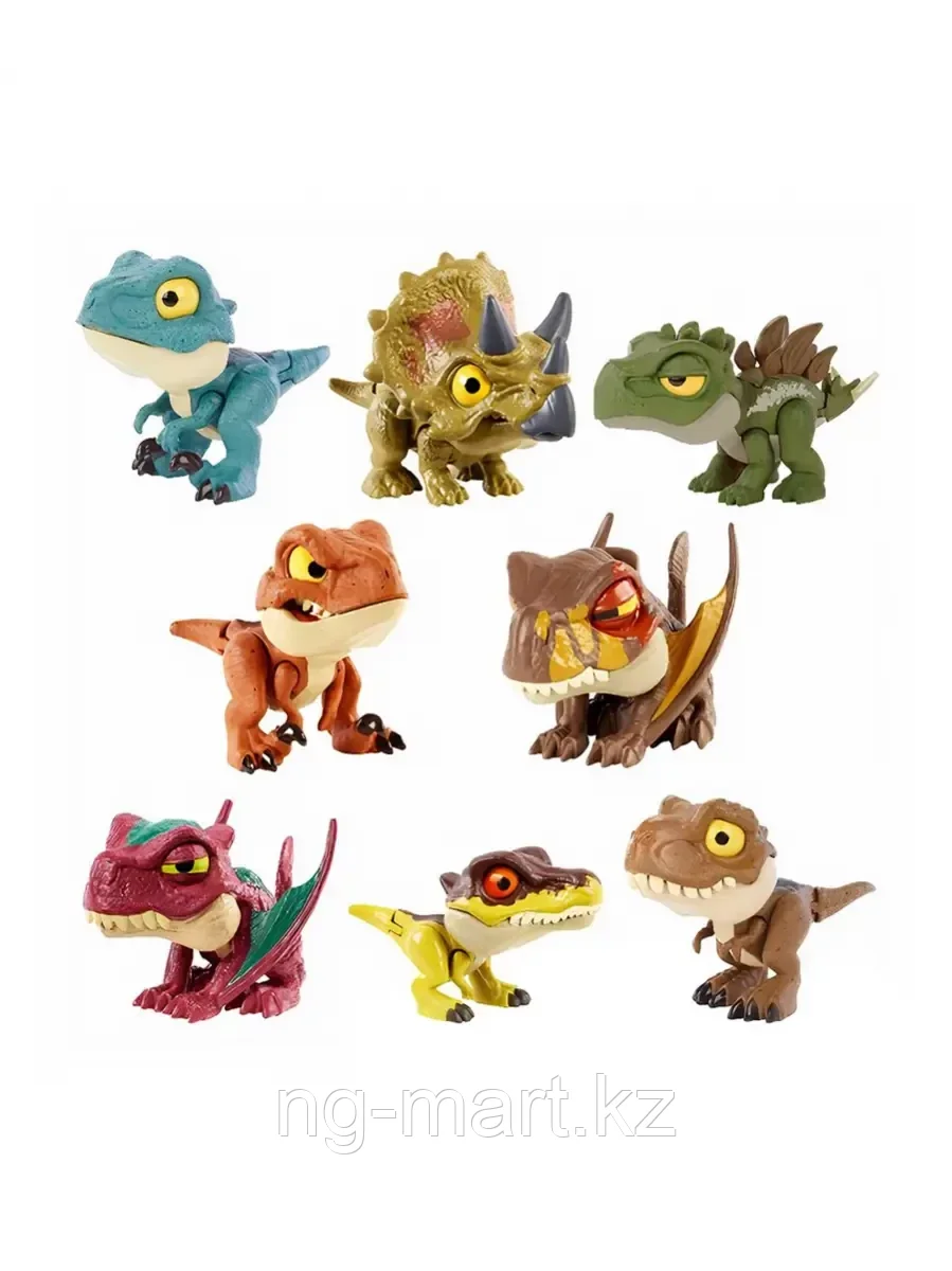 Детская игрушка в виде животного Jurassic World GXW58 Сбежавшие динозаврики Snap Squad в ассортименте