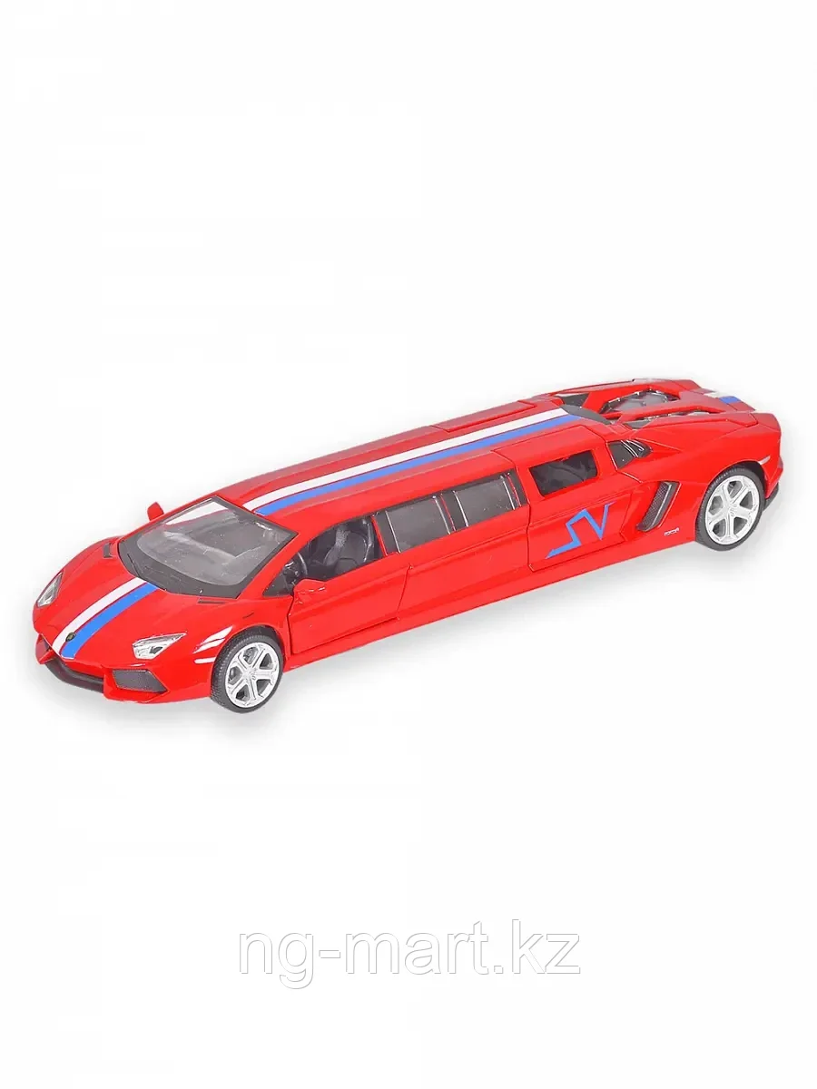 Модель машины Лимузин Lamborghini 1:32 (23см) свет,звук, инерция 6601 - фото 1 - id-p96757821