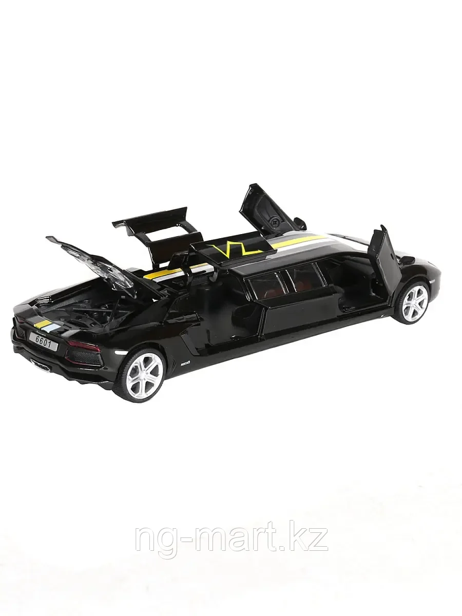 Модель машины Лимузин Lamborghini 1:32 (23см) свет,звук, инерция 6601 - фото 3 - id-p96757823