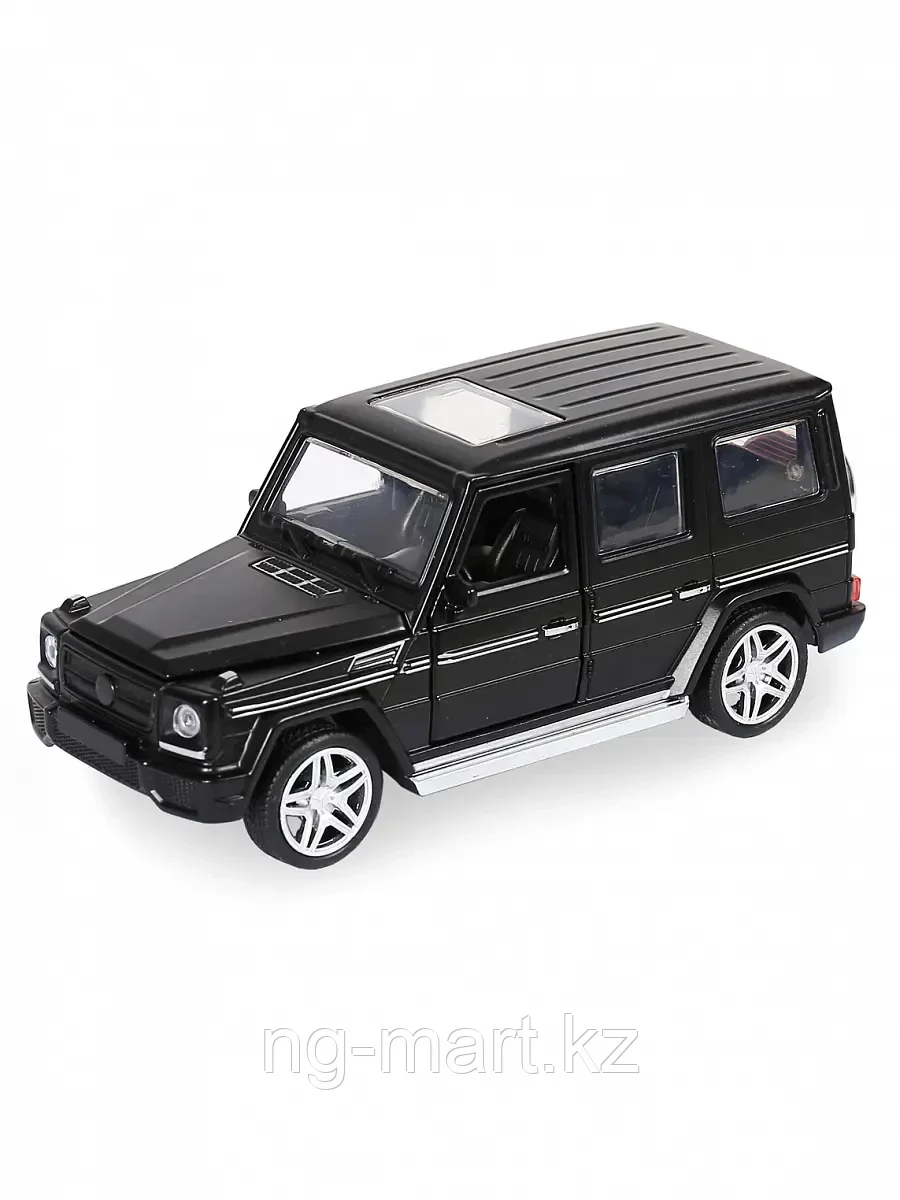 Модель машины Mercedes-Benz G65 1:32 (15см) свет, звук, инерция, черный матовый 05700 - фото 1 - id-p96757829