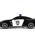 Машина р/у 1:20 Nissan GTR Полиция (с мигалками), фото 4