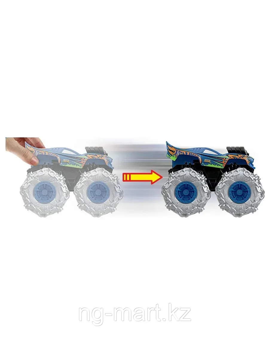 Игровой набор Hot Wheels Монстр трак увеличенные иннерционные в ассортименте GVK37 - фото 4 - id-p96757839