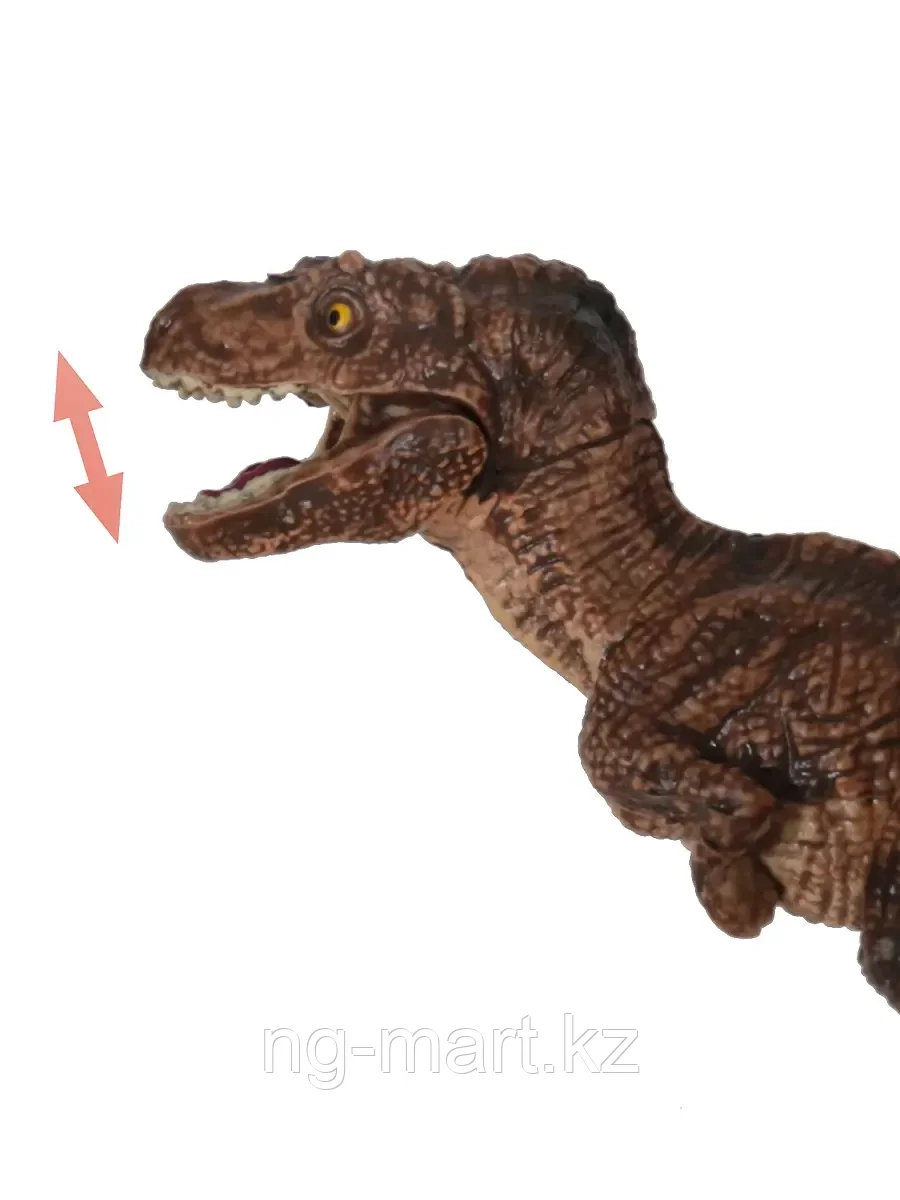 Детская игрушка в виде животного динозавр - Раптор АК68162 с открывающейся челюстью - фото 2 - id-p96763716