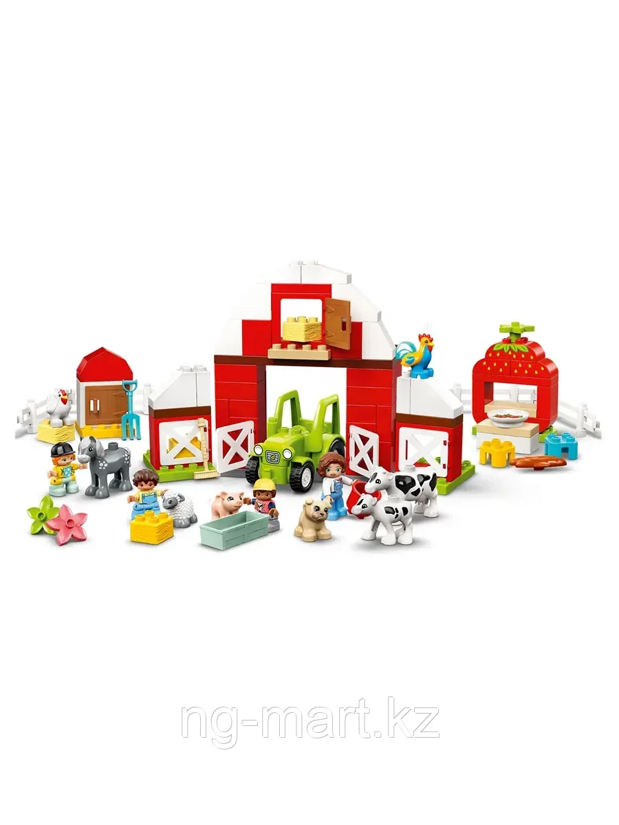 Конструктор Фермерский трактор, домик и животные 10952 LEGO DUPLO Town - фото 2 - id-p96761792