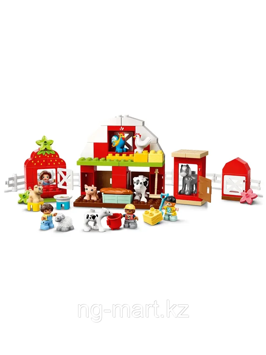 Конструктор Фермерский трактор, домик и животные 10952 LEGO DUPLO Town - фото 4 - id-p96761792