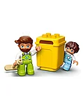Конструктор Мусоровоз и контейнеры для раздельного сбора мусора 10945 LEGO Duplo, фото 9