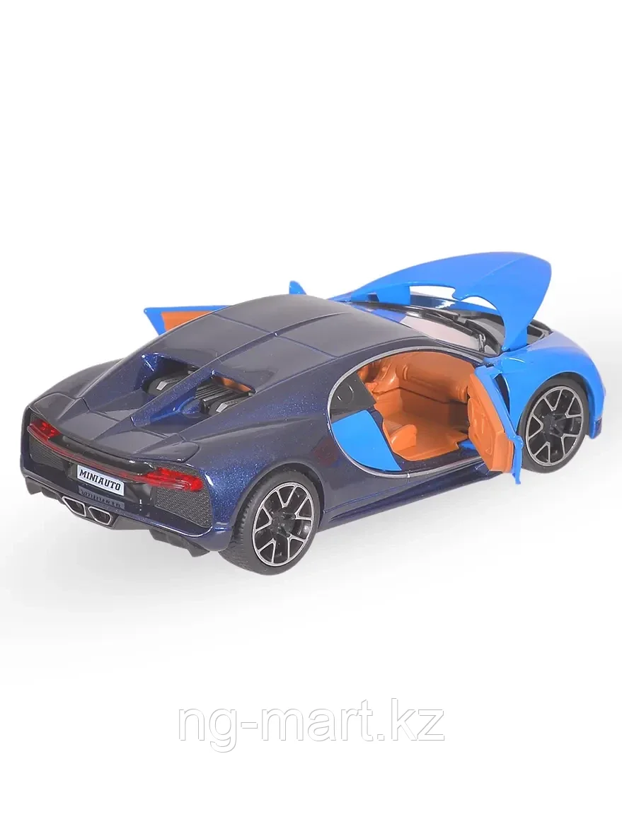 Модель машины Bugatti Chiron 1:32 свет, звук, инерция 05692 - фото 2 - id-p96757903