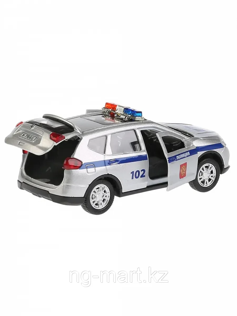 Модель машины 1:38 NISSAN X-TRAIL Полиция (12см) X-TRAIL-P-SL свет, звук ТЕХНОПАРК - фото 4 - id-p96757914