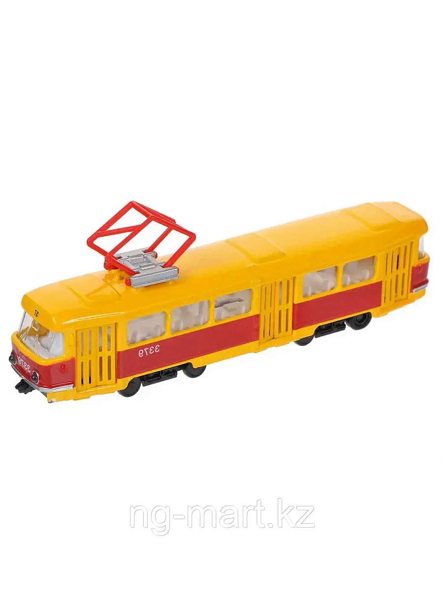 Модель машины 1:43 "Трамвай" 16,5см, CT12-463-2 ТЕХНОПАРК