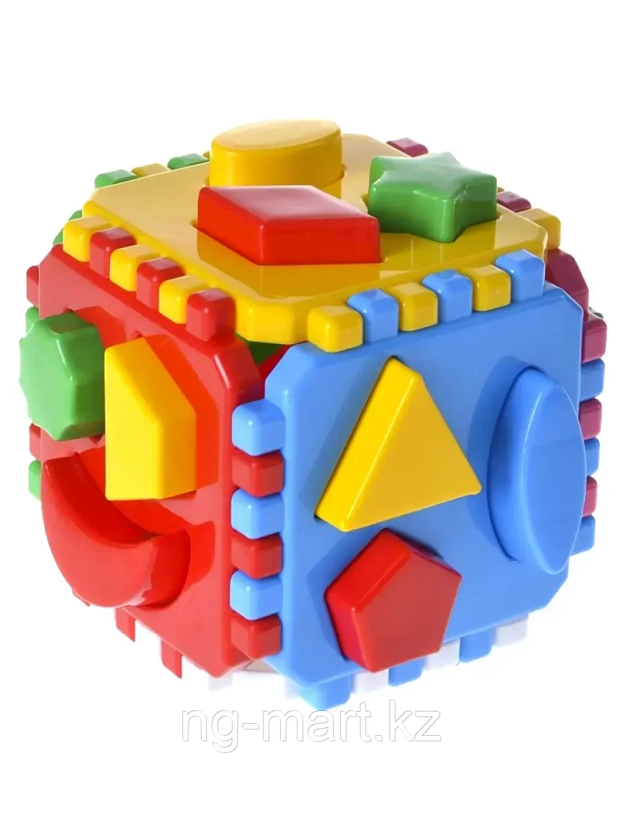 Куб логический Умный малыш 1 Т0458 Орион - фото 1 - id-p96759864