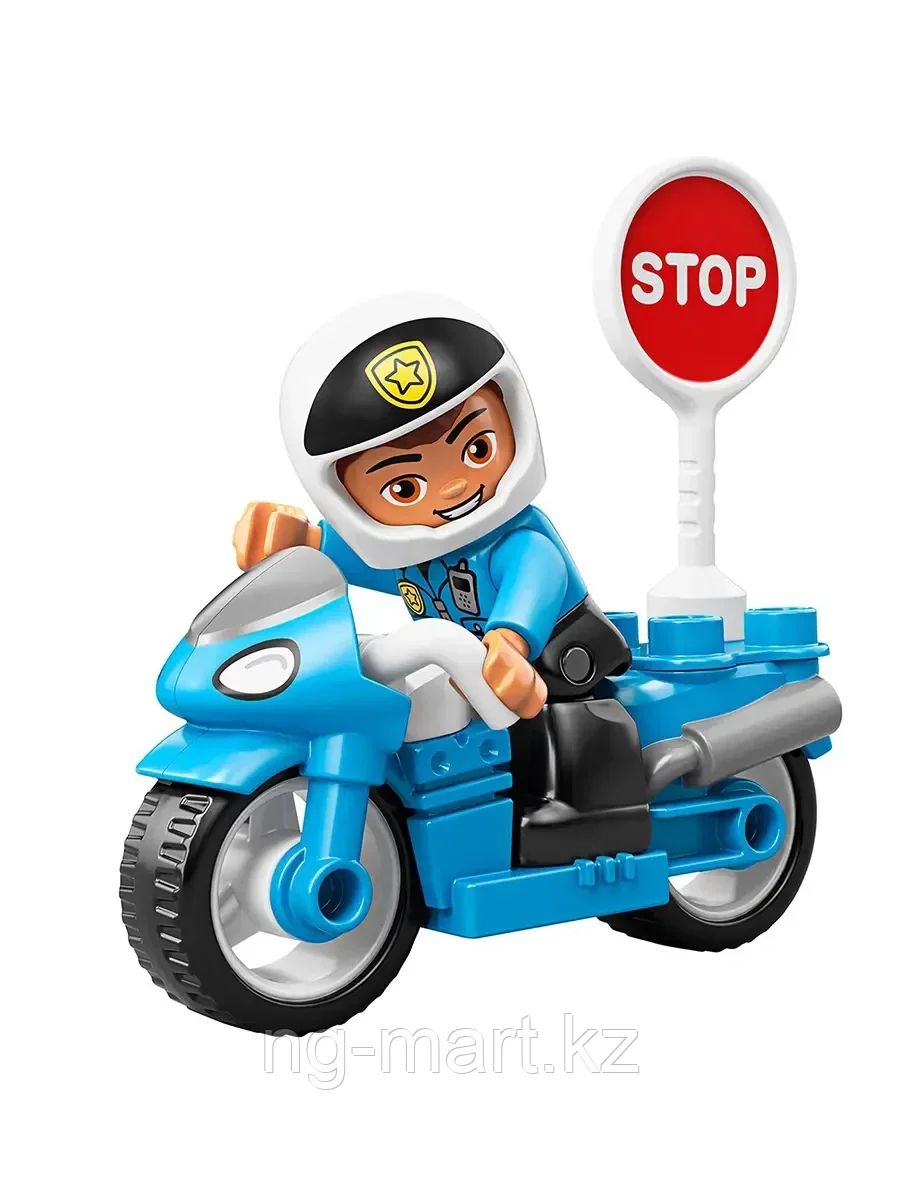 Конструктор Полицейский мотоцикл 10900 LEGO Duplo - фото 4 - id-p96761857