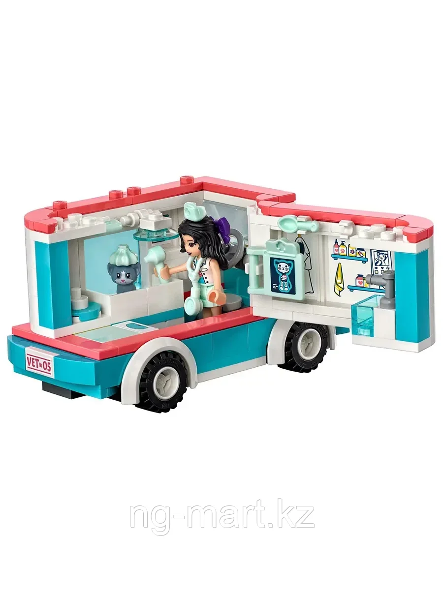 Конструктор Машина скорой ветеринарной помощи 304 дет. 41445 LEGO Friends - фото 6 - id-p96761858