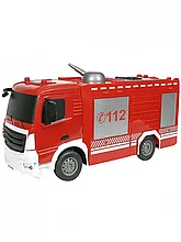 Спецтехника р/у 1:26 Пожарная E572-003 (брызгает водой) +акб