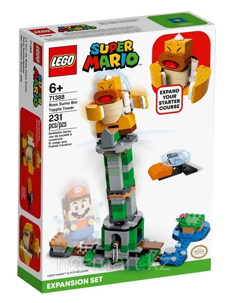 Конструктор Дополнительный набор «Падающая башня босса братца-сумо» 71388 LEGO Super Mario - фото 1 - id-p96761913